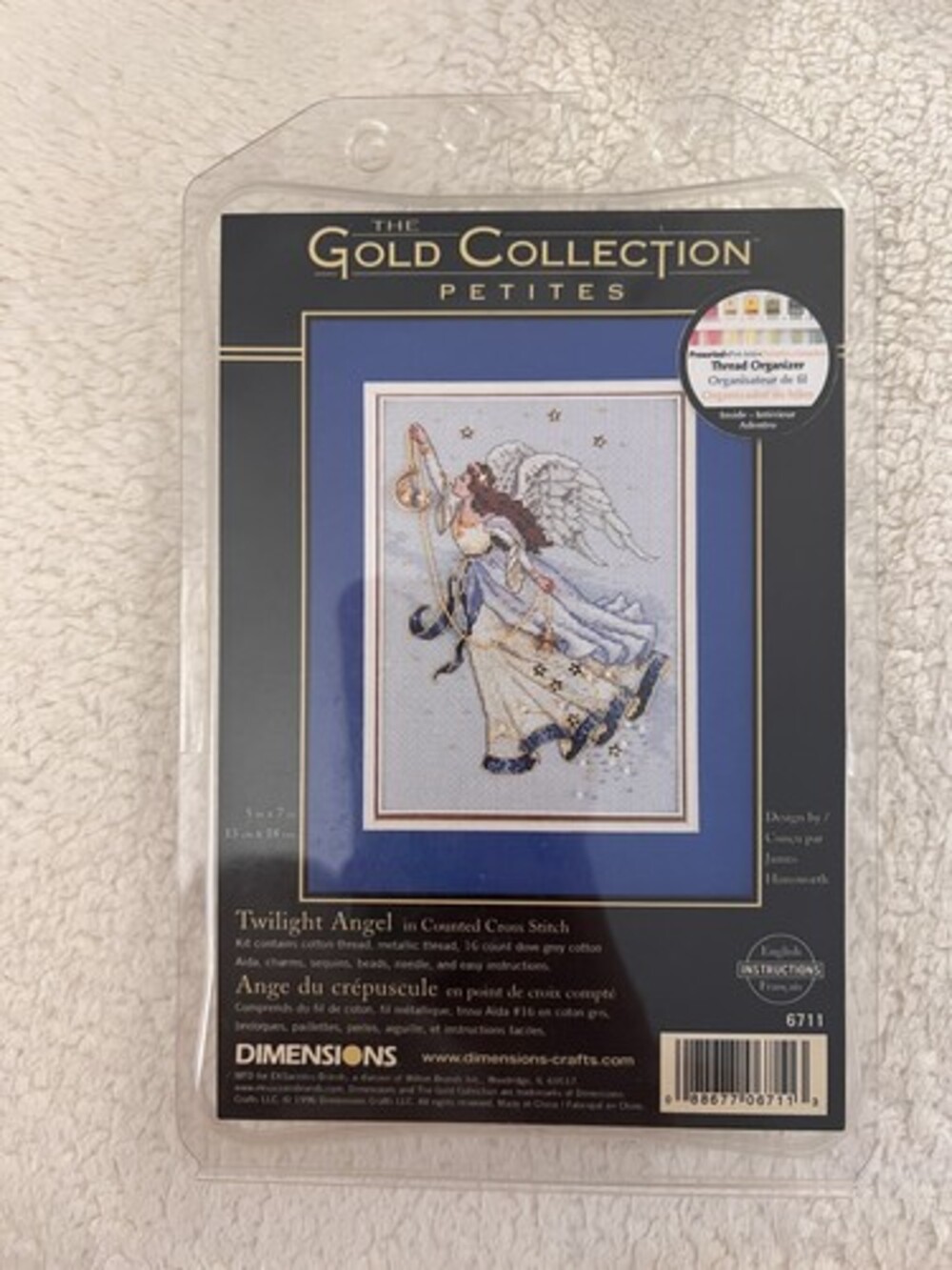 Dimensions Gold Collection Petites TWILIGHT ANGEL Cross Stitch Kit #6711 - NEW